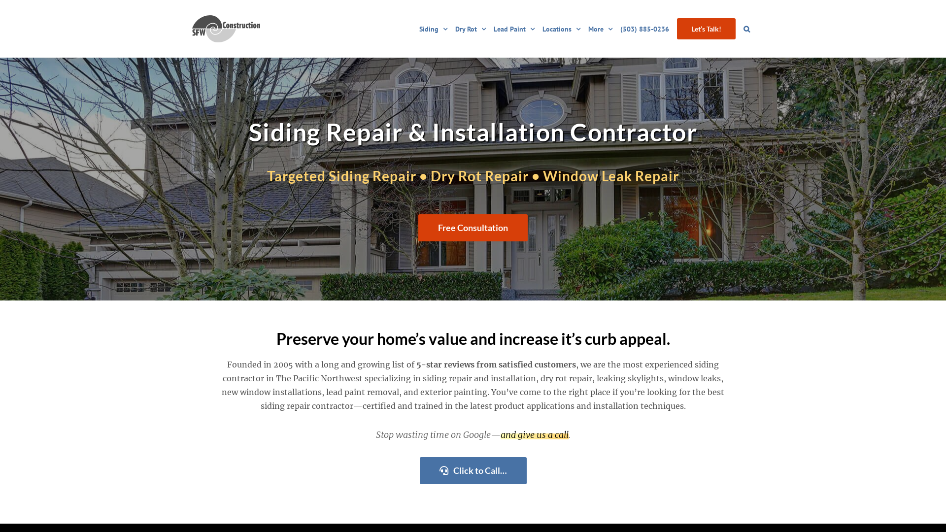 SFW Construction LLC